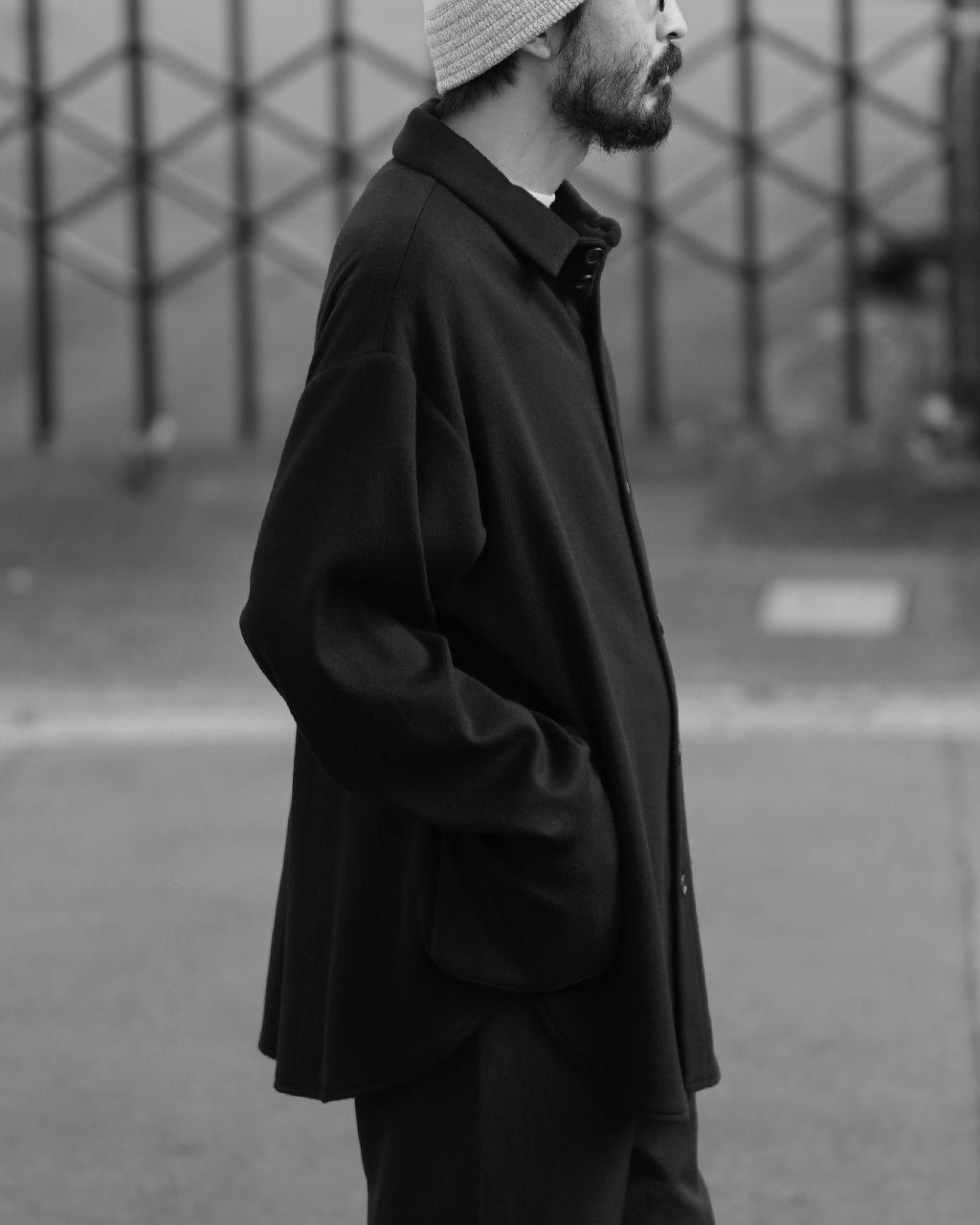 CASHMERE SHIRT JACKET BABY CASH PC-025-1958