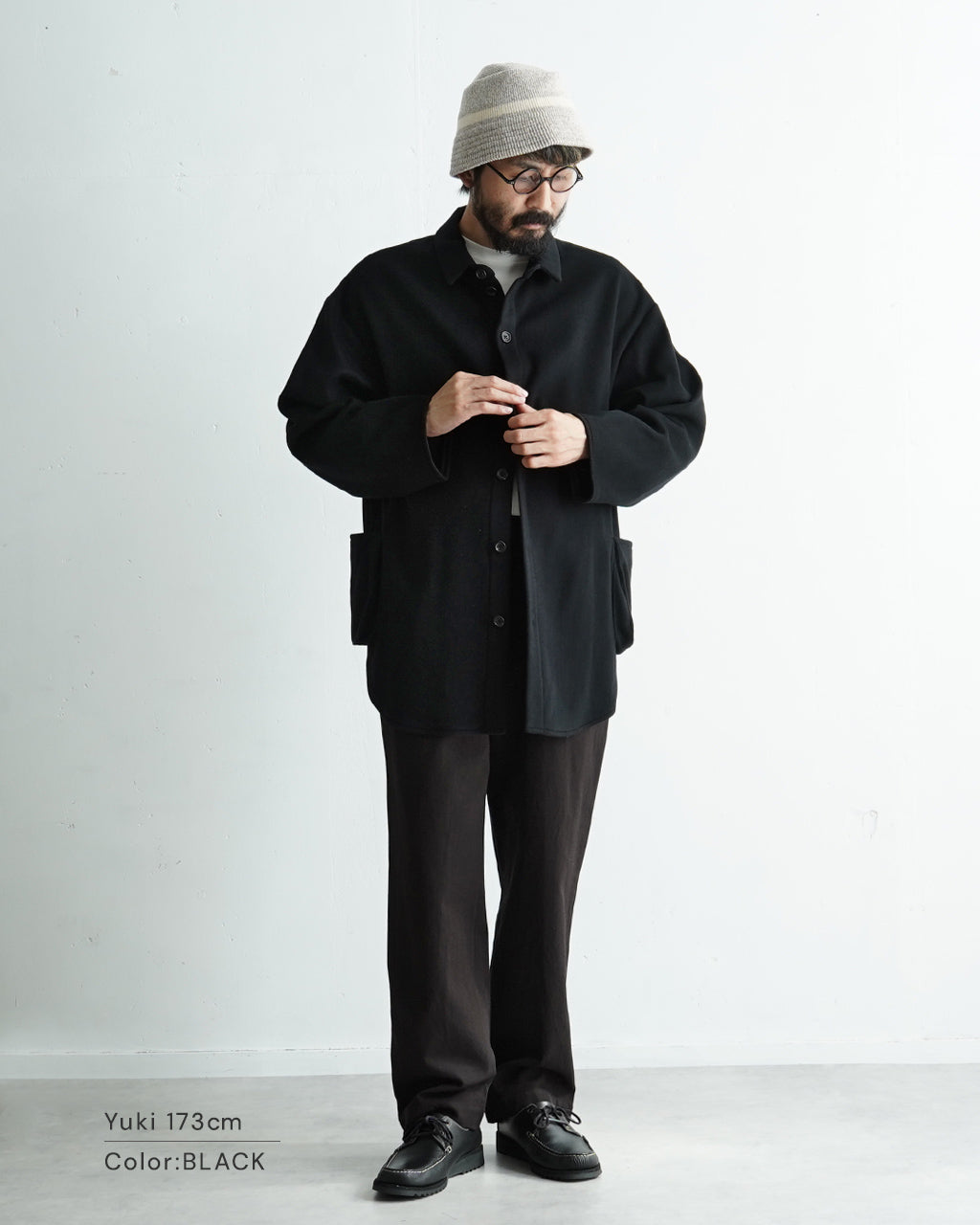 CASHMERE SHIRT JACKET BABY CASH PC-025-1958