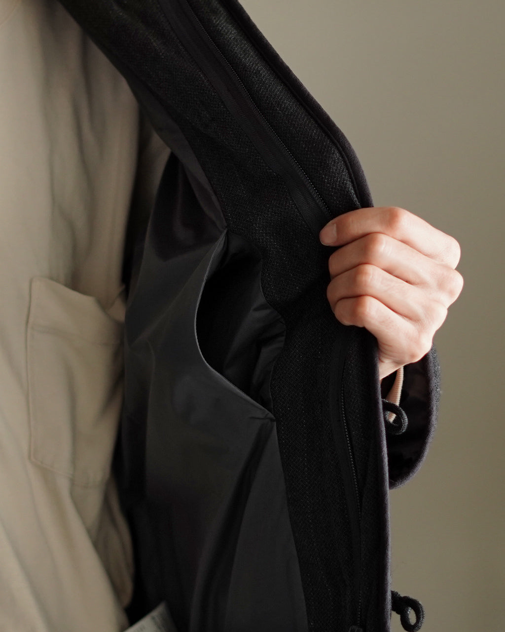 PIN STRIPE CHINESE DOWN JACKET PC-031-3606