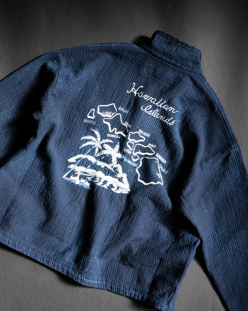 ジップアップジャケット アウター NEW SASHIKO LIGHT OLD HAWAII ZIP UP JACKET PC-059-3186