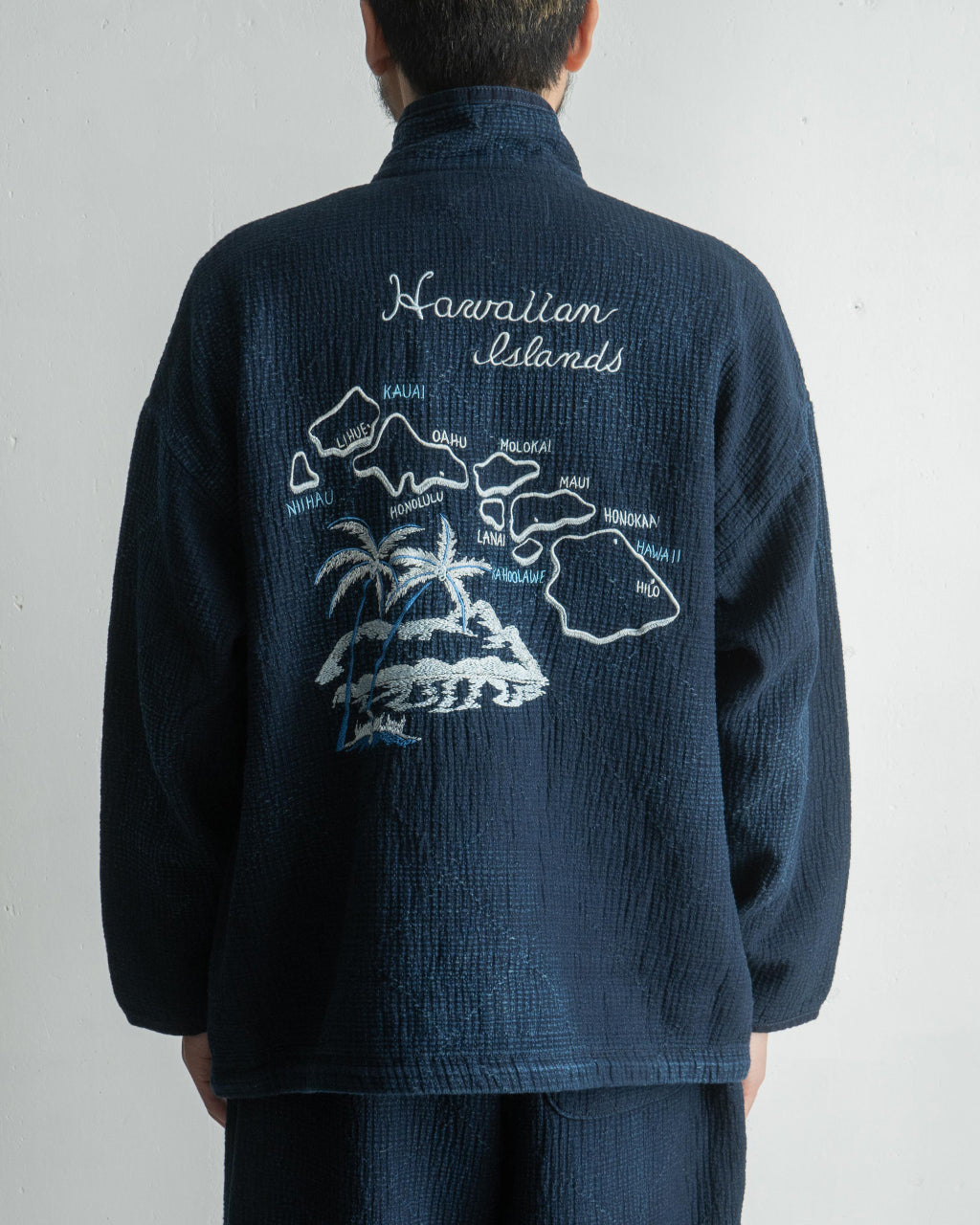 ジップアップジャケット アウター NEW SASHIKO LIGHT OLD HAWAII ZIP UP JACKET PC-059-3186