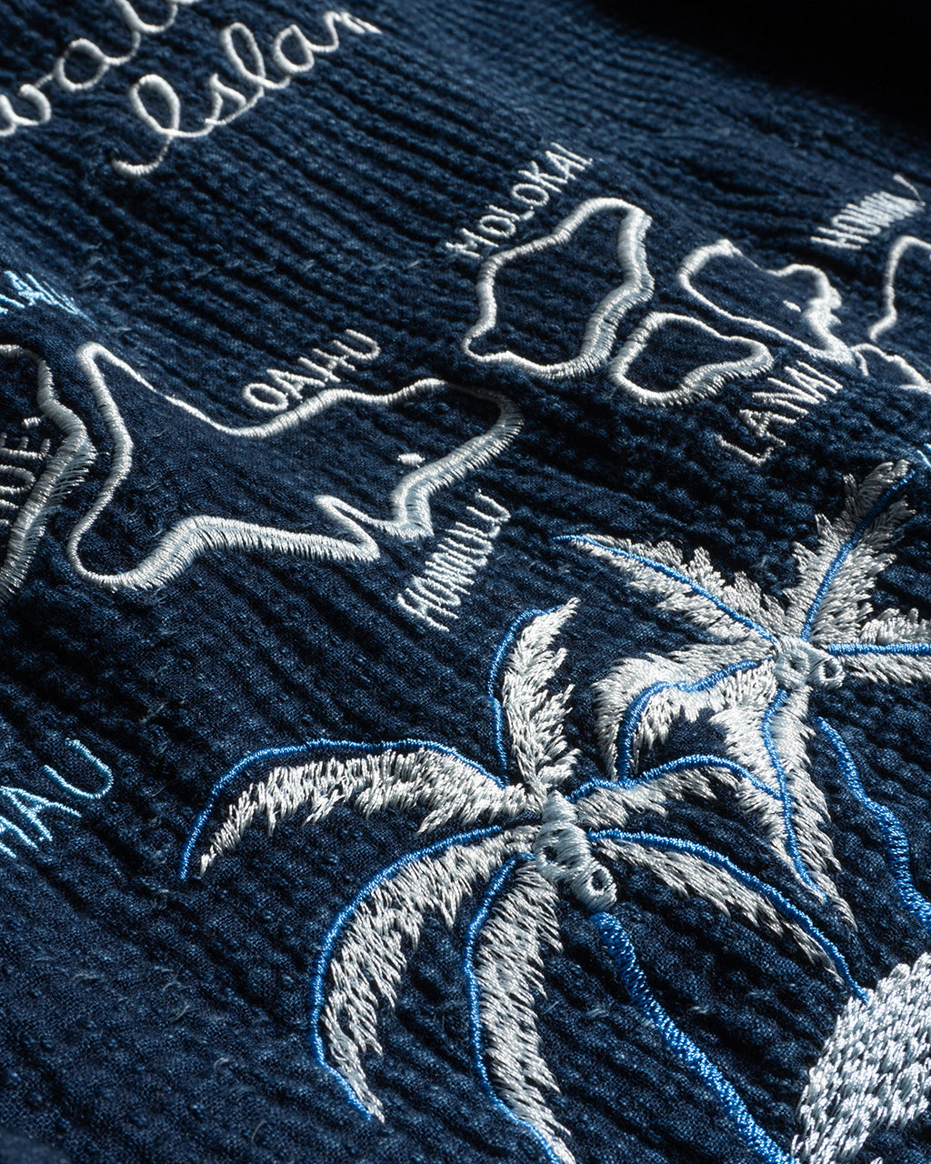 ジップアップジャケット アウター NEW SASHIKO LIGHT OLD HAWAII ZIP UP JACKET PC-059-3186