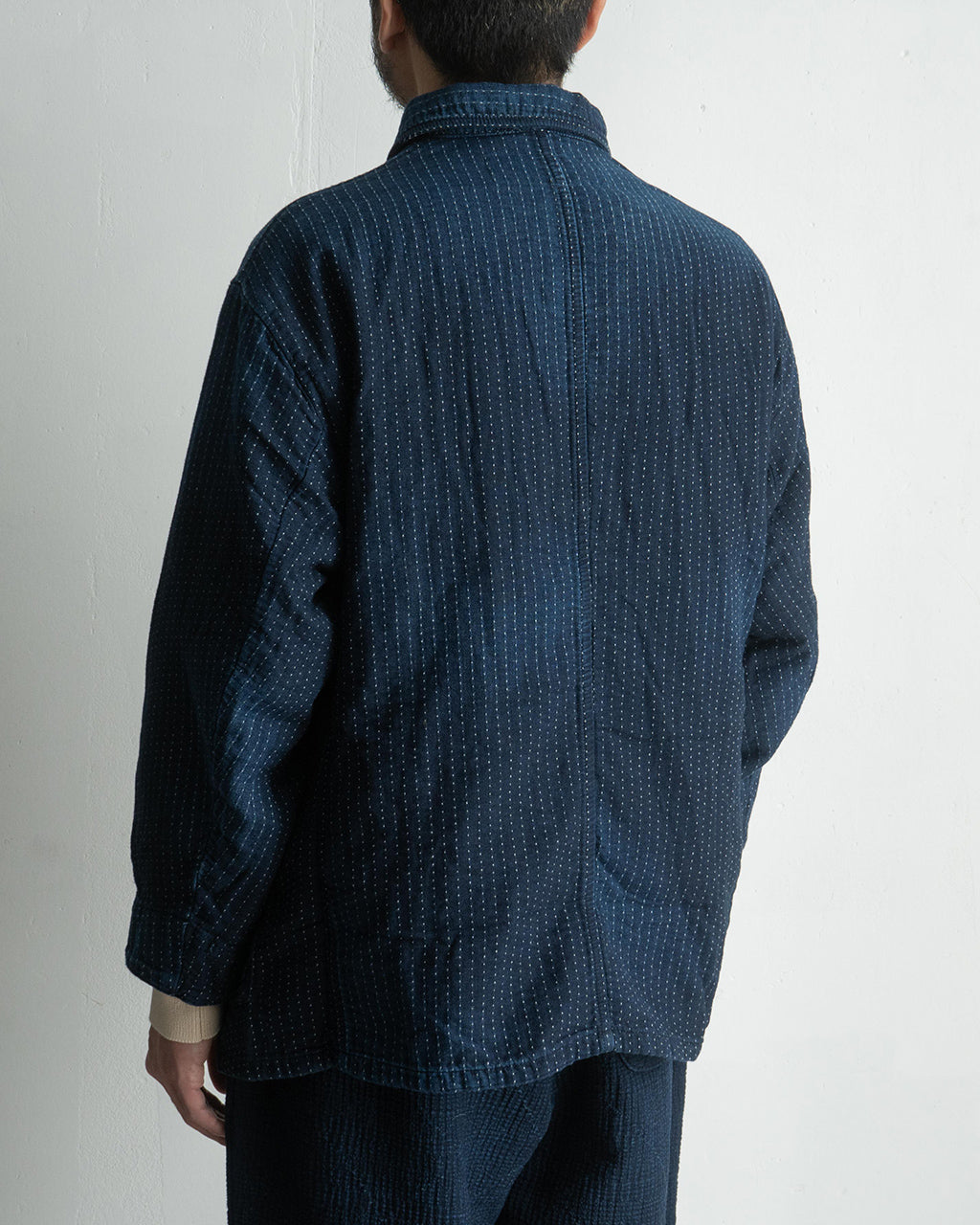 カバーオール 刺し子 ストライプ アウター SASHIKO STRIPE COVERALLS WATCH CHAIN ITEM PC-059-3188【正規取扱店】