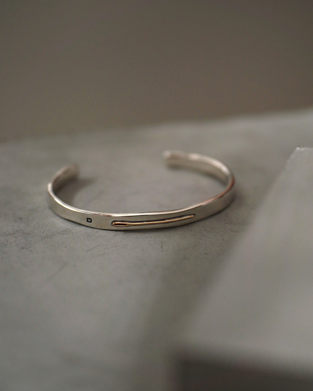 NEEDLE BANGLE 18K GOLD×SILVER925 PC-011-1121