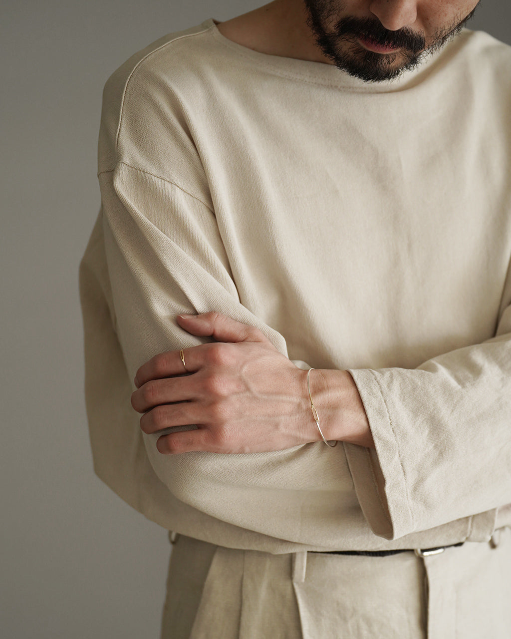 NEEDLE BRACELET 18K GOLD×SILVER925 PC-011-1388