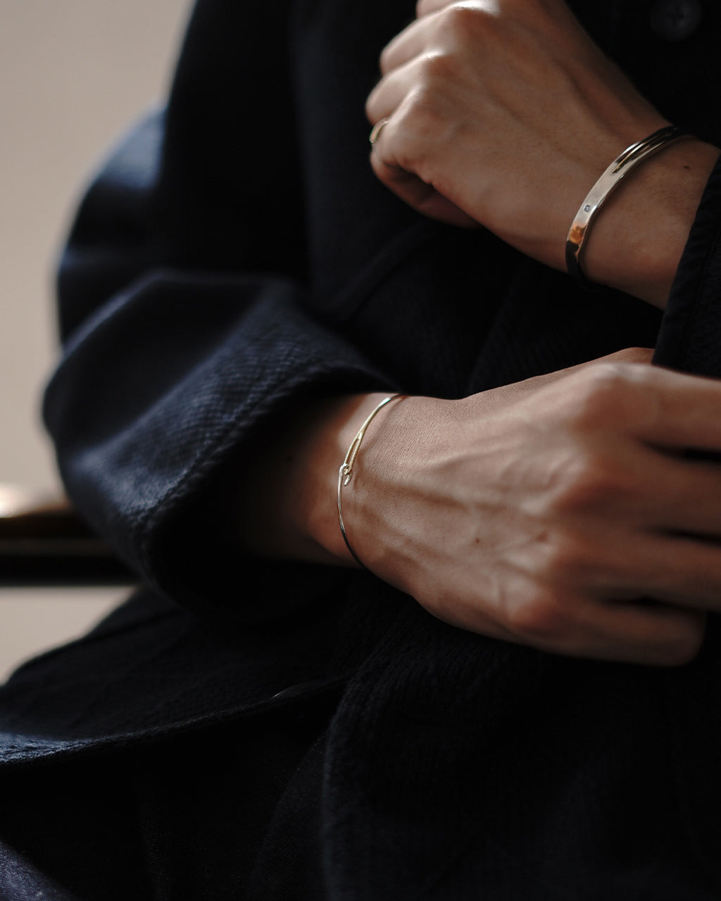 NEEDLE BRACELET 18K GOLD×SILVER925 PC-011-1388