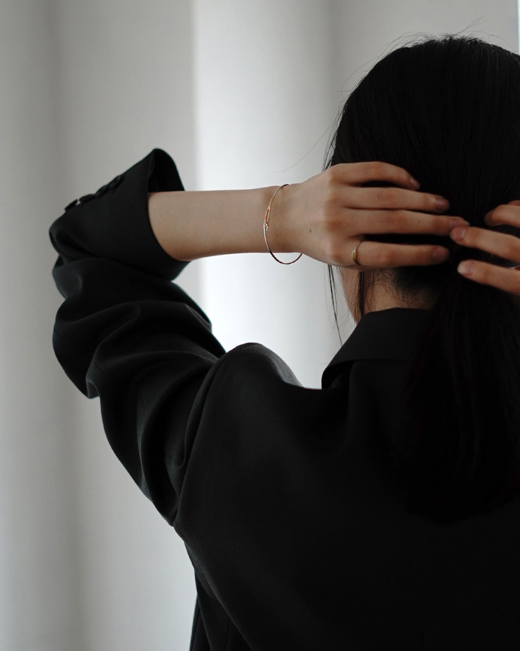 NEEDLE BRACELET 18K GOLD×SILVER925 PC-011-1388