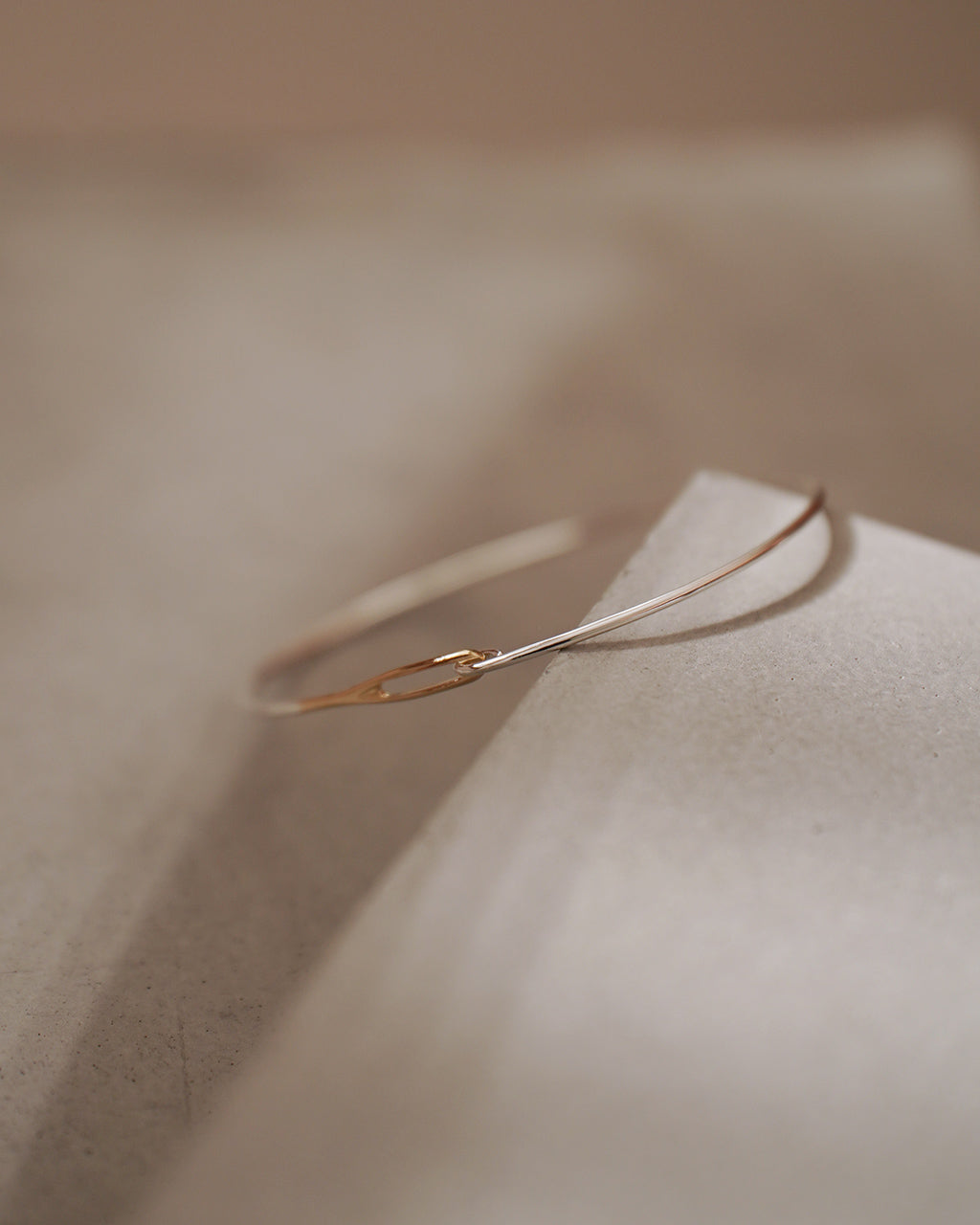 NEEDLE BRACELET 18K GOLD×SILVER925 PC-011-1388