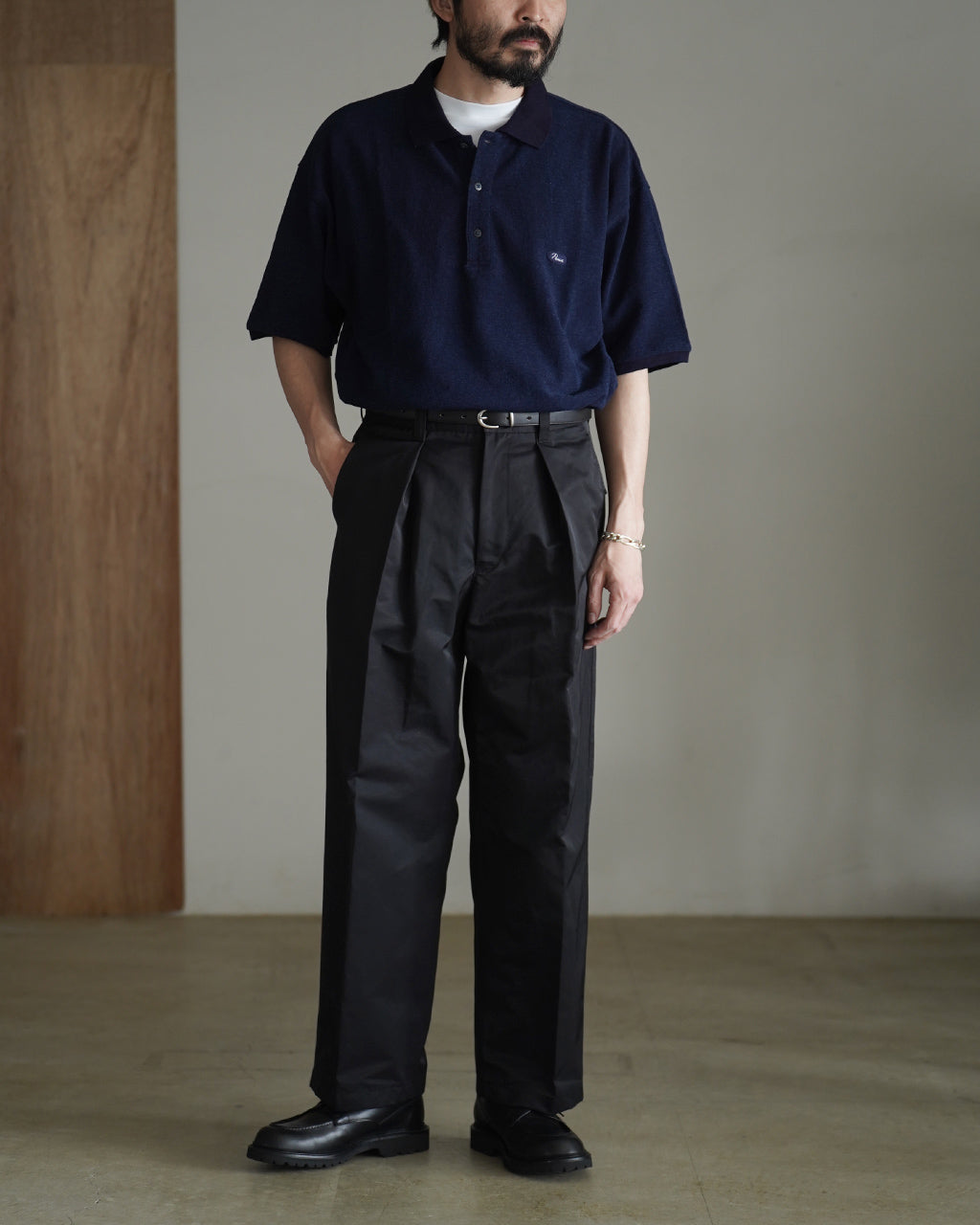 H/W INDIGO POLO SHIRT PC-006-3349