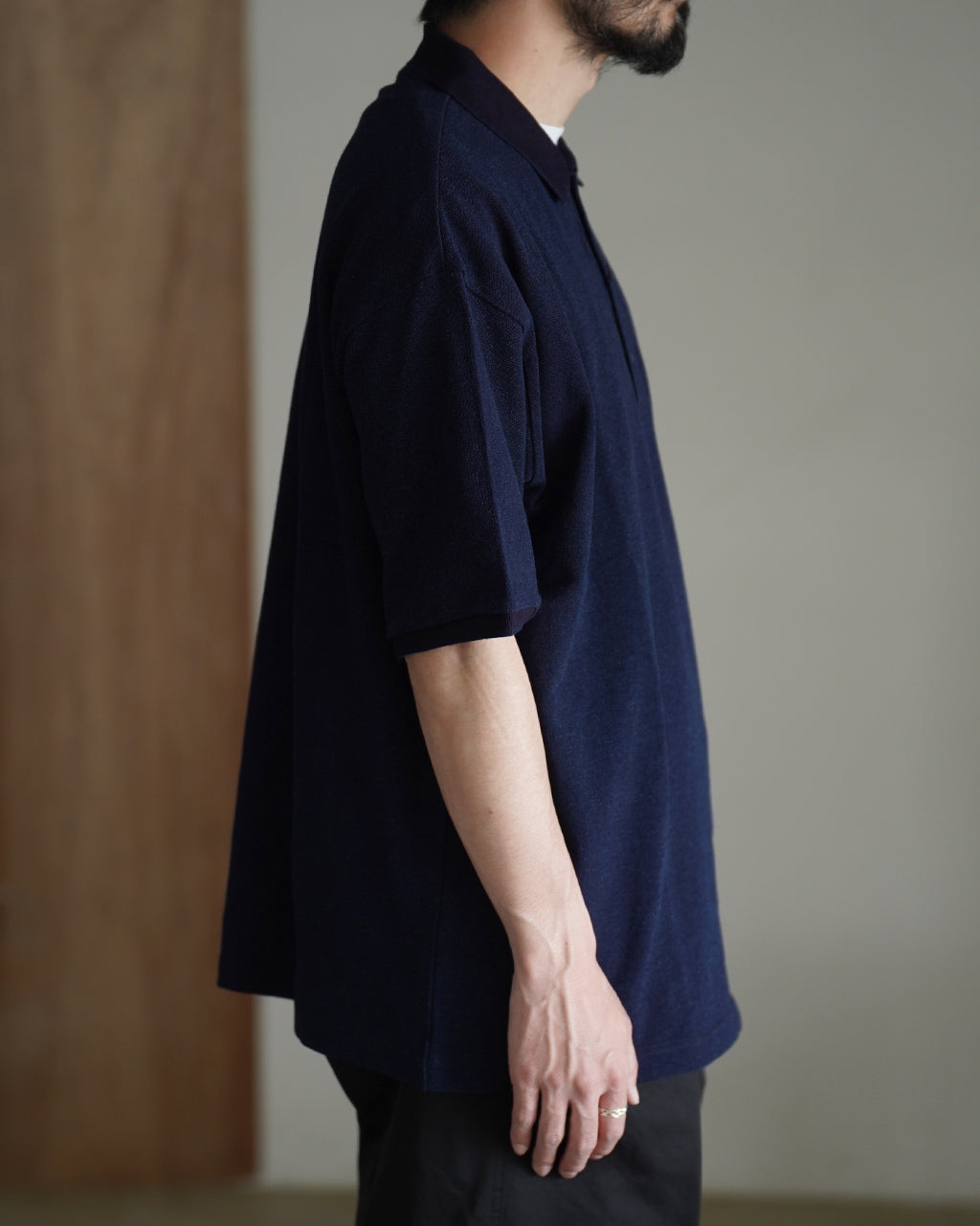 H/W INDIGO POLO SHIRT PC-006-3349