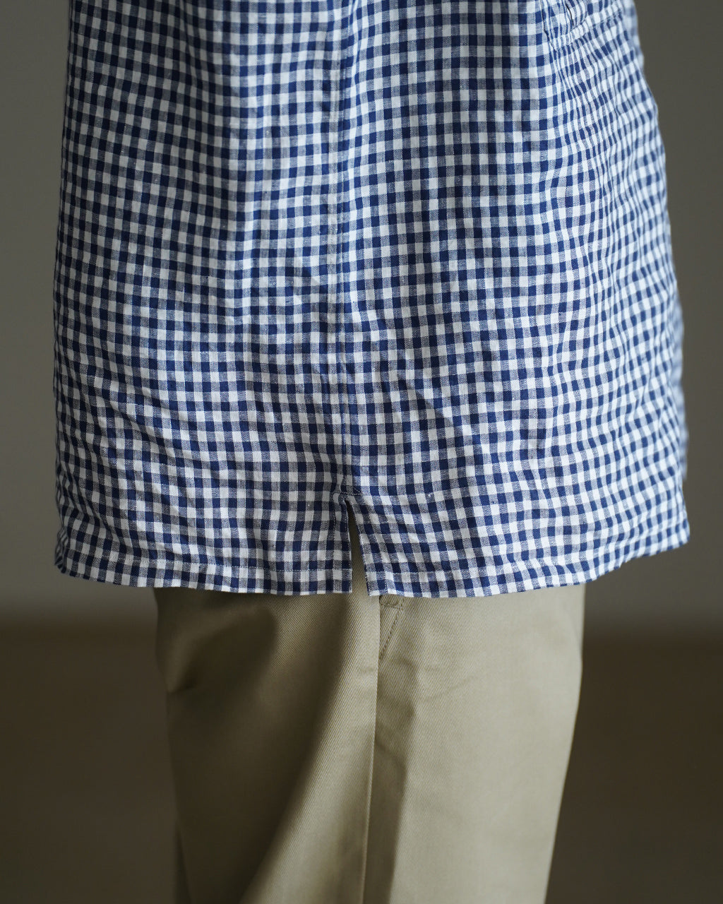 PORTER CLASSIC KEROUAC LINEN GINGHAM CHECK SHIRT PC-016-3979 リネン ギンガムチェックシャツ|Crouka(クローカ)