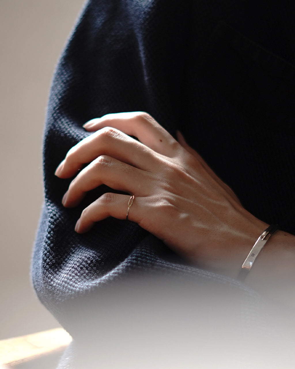 NEEDLE RING 18K GOLD×SILVER925 PC-011-1483