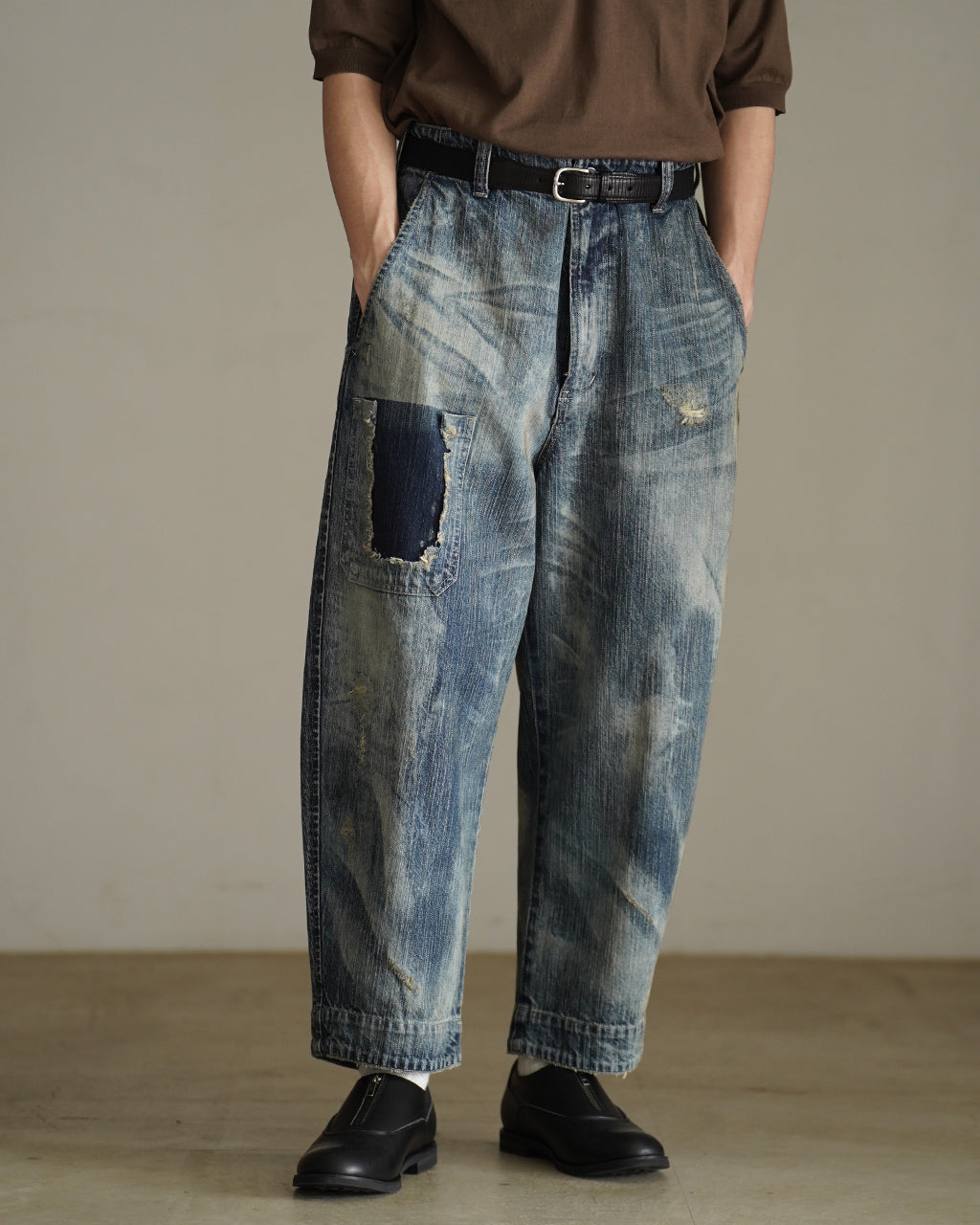 PORTER CLASSIC ポータークラシック STEINBECK DENIM POCKET PANTS