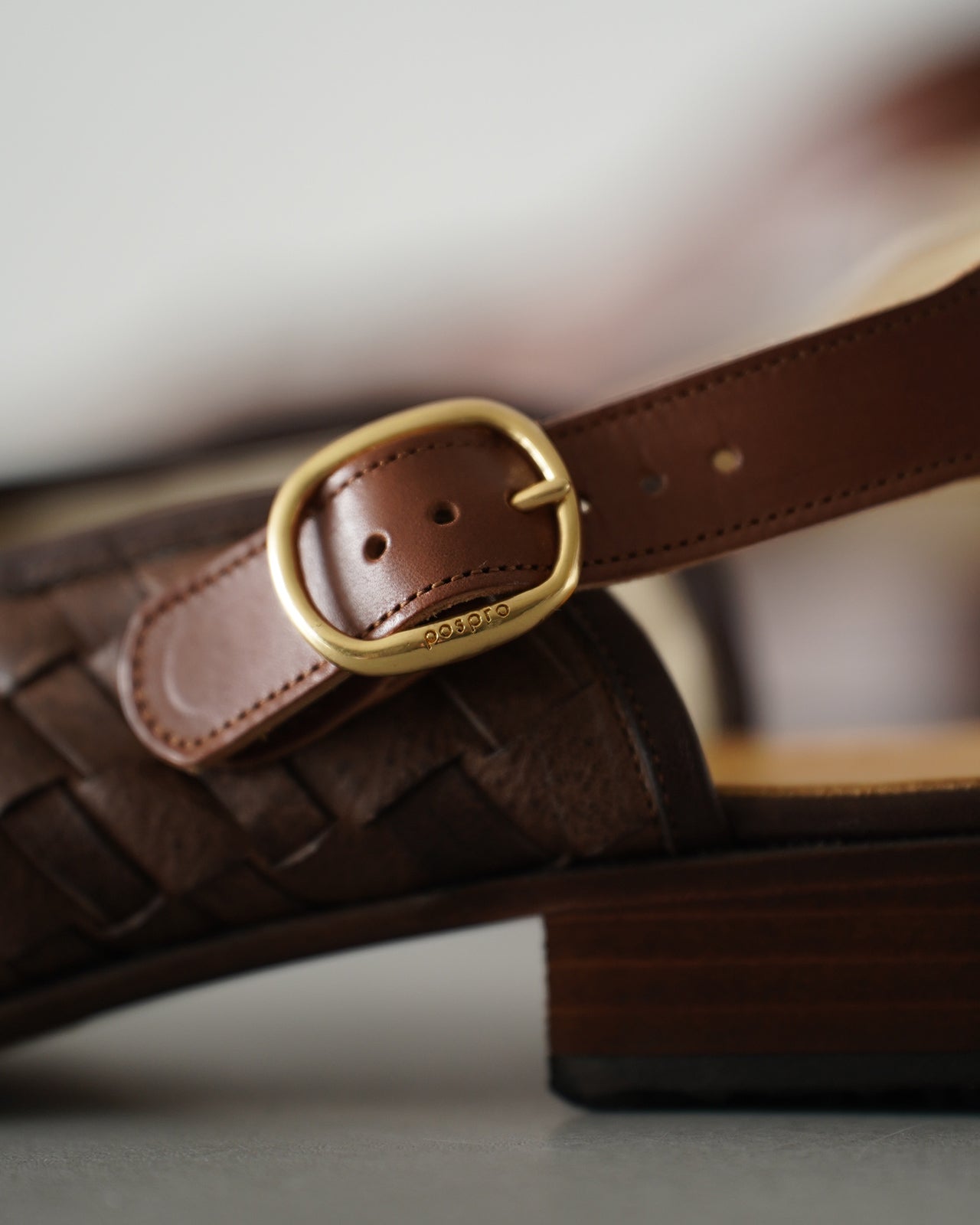 Post Production FACE Sandals レザーサンダル 鹿革|Crouka(クローカ)
