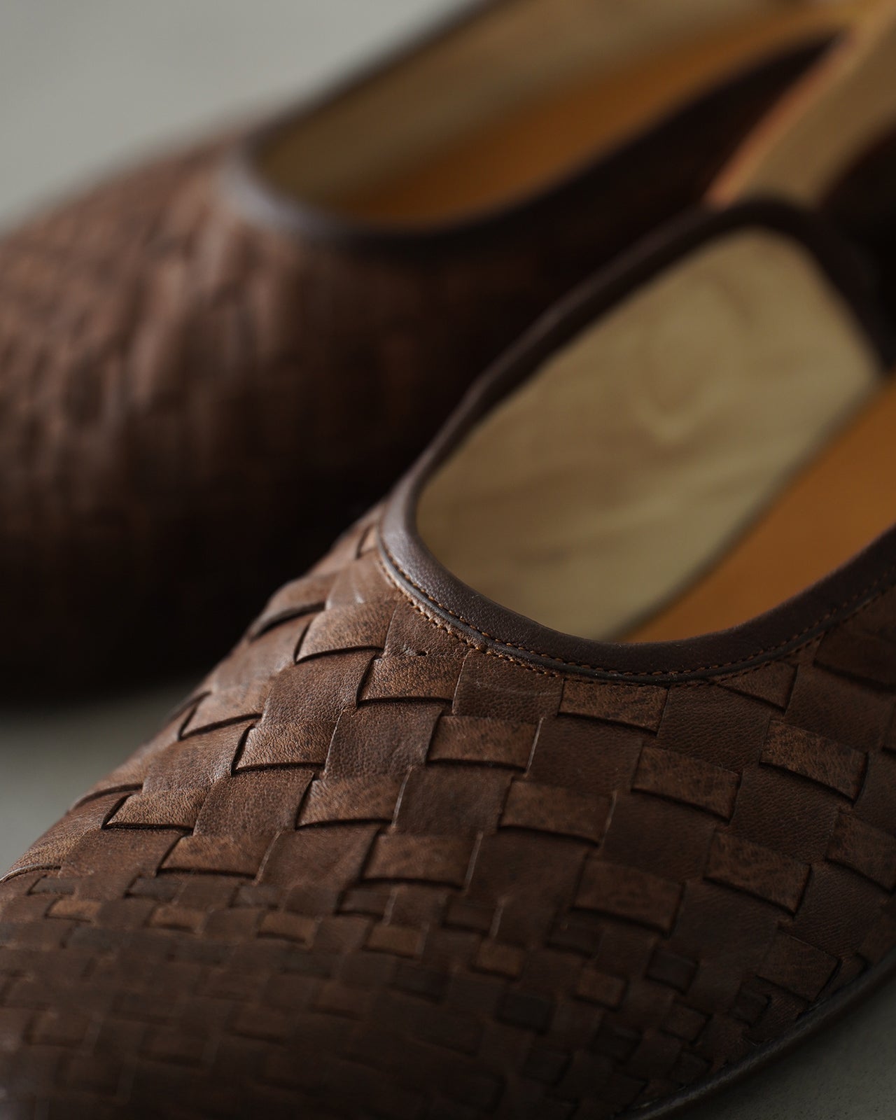 Post Production FACE Sandals レザーサンダル 鹿革|Crouka(クローカ)