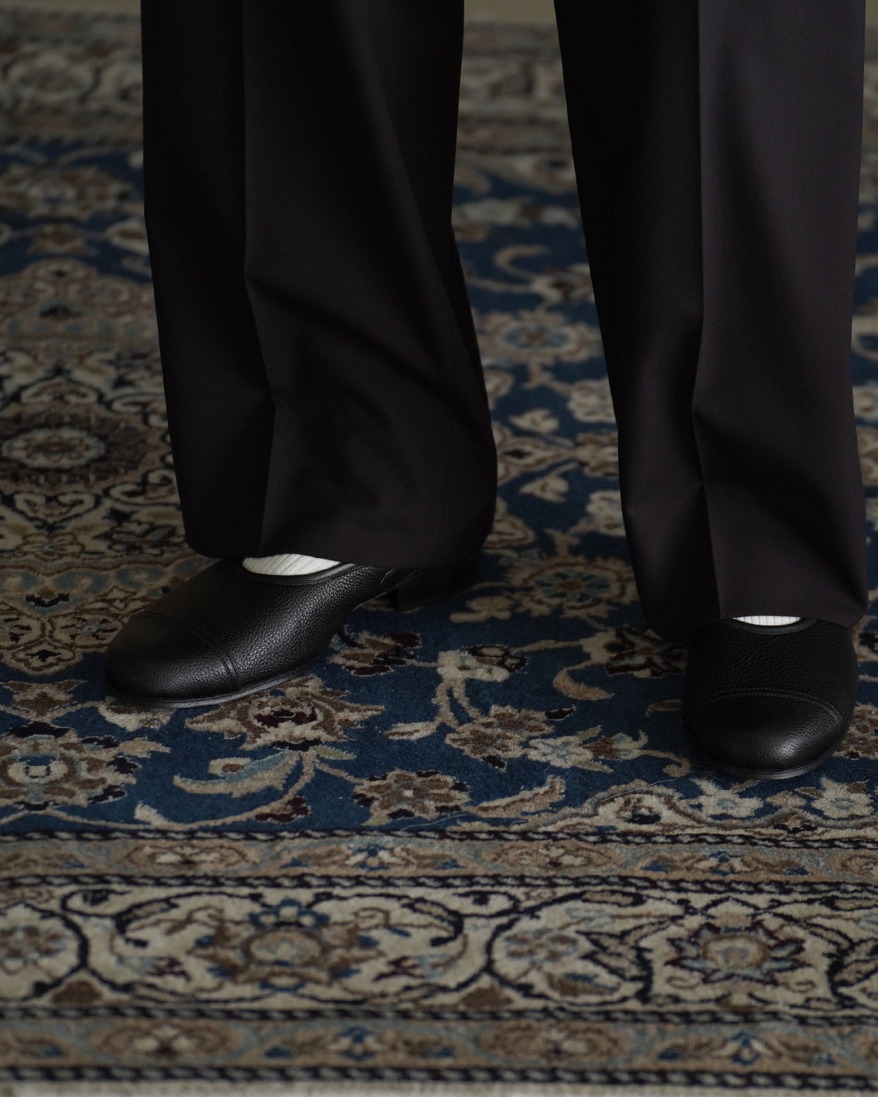Post Production FACE Sandals レザーサンダル シボレザー|Crouka(クローカ)