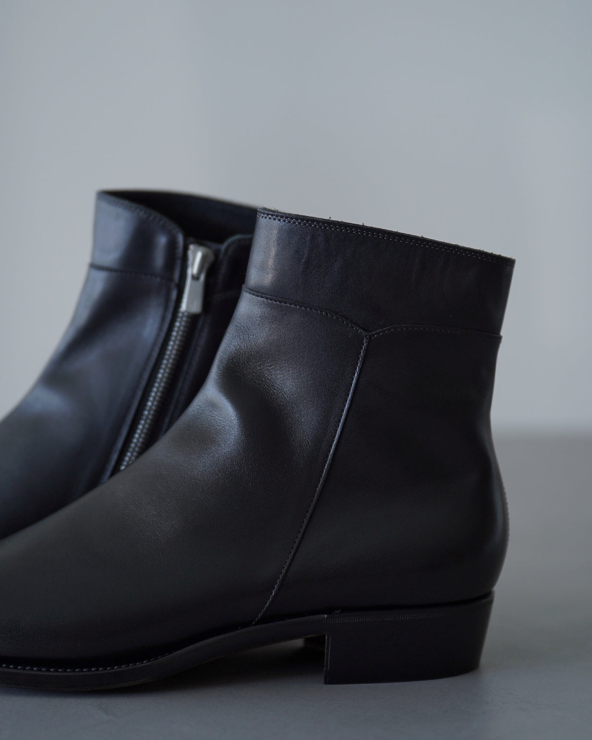 Side Zip Boots - Calf