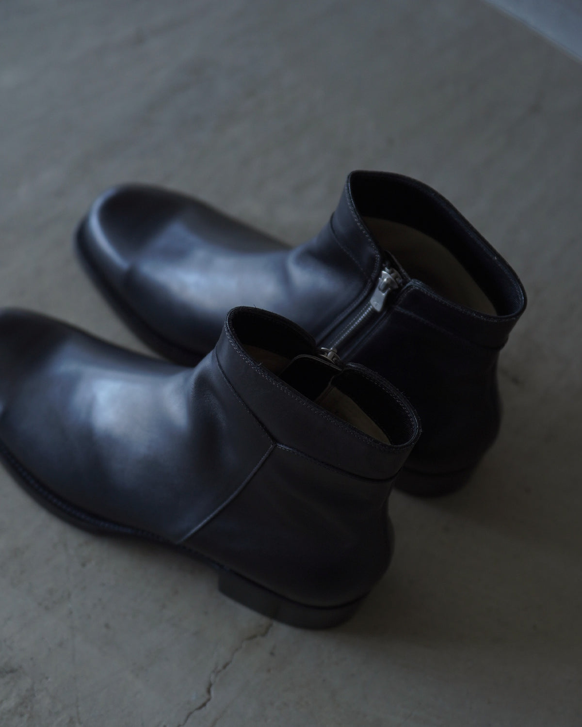 Side Zip Boots - Calf