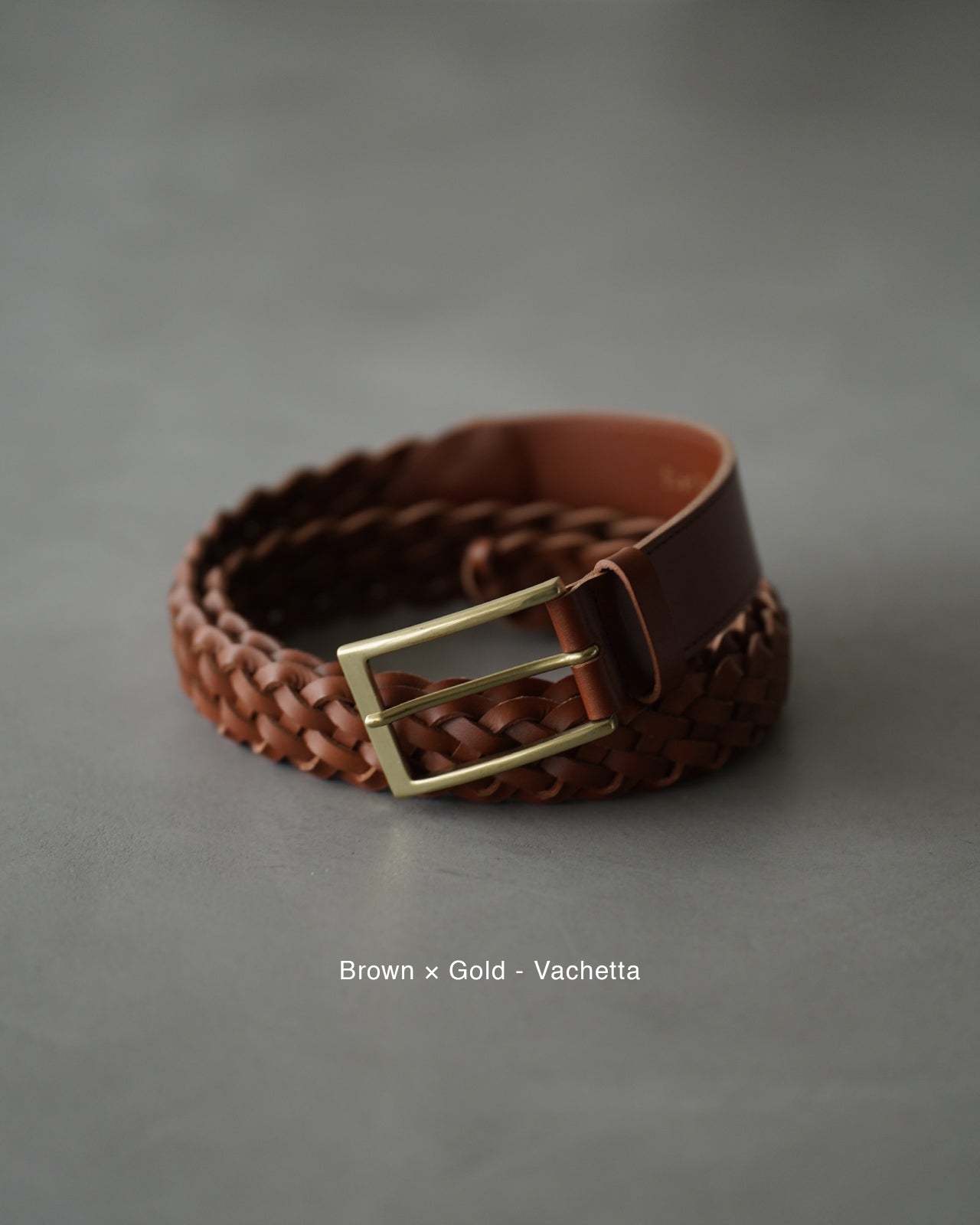 Post Production Mesh-Belt メッシュベルト レザー編み|Crouka(クローカ)