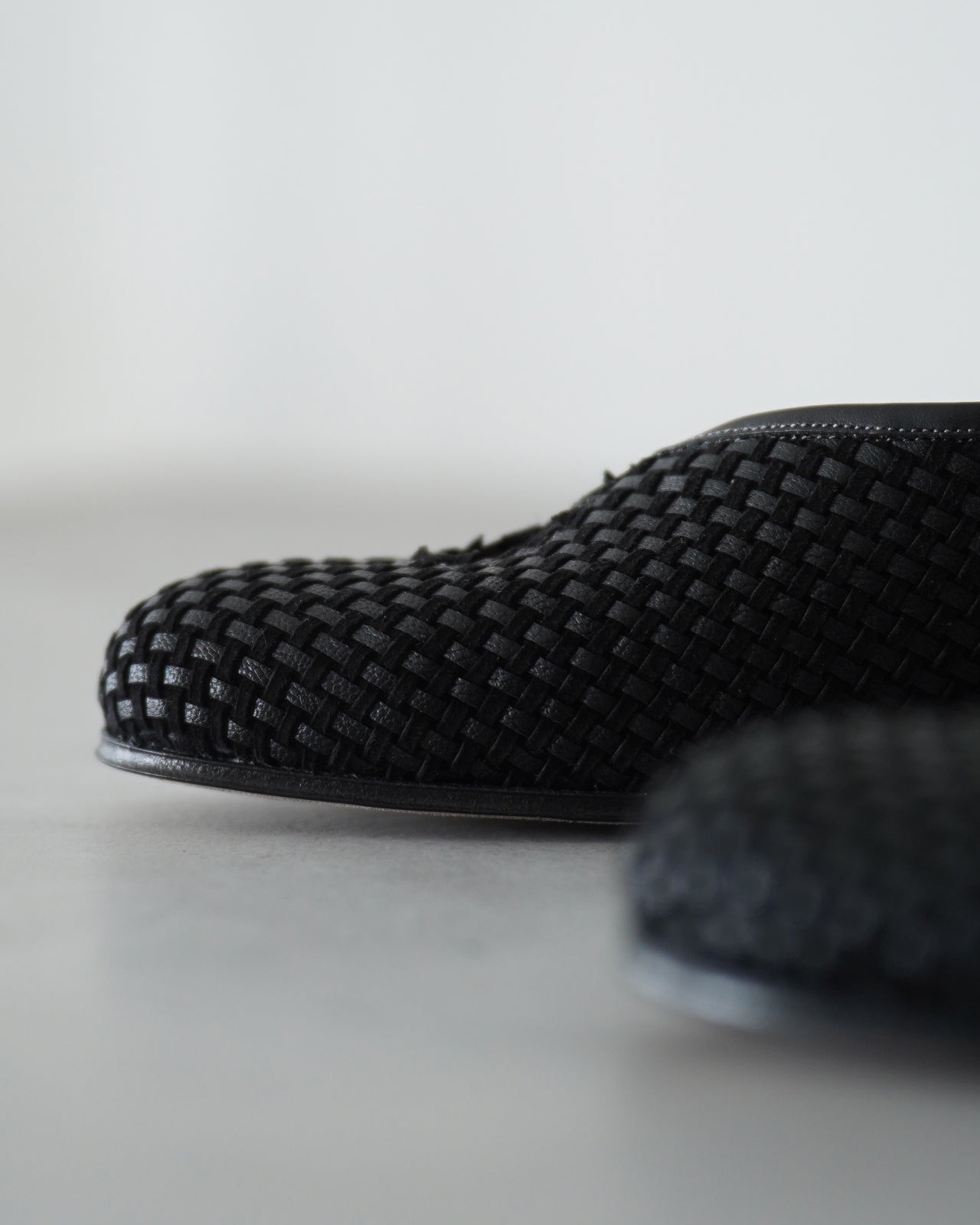 Tear Pumps - "Mesh"Goat Suede