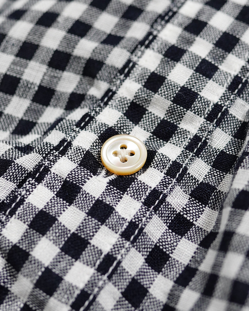 【SALE!20%OFF】prit プリット 5分袖 レギュラーカラーシャツ 60/1フレンチリネン ギンガムチェック ワイド ドロップショルダー P81549【送料無料】