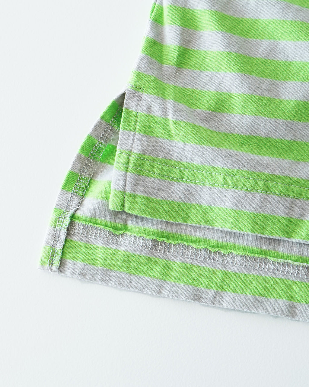 【SALE!20%OFF】prit プリット ボーダーTシャツ 30/1リサイクル天竺カラーボーダー5分袖ワイドTシャツ 半袖 ドロップショルダー P91530