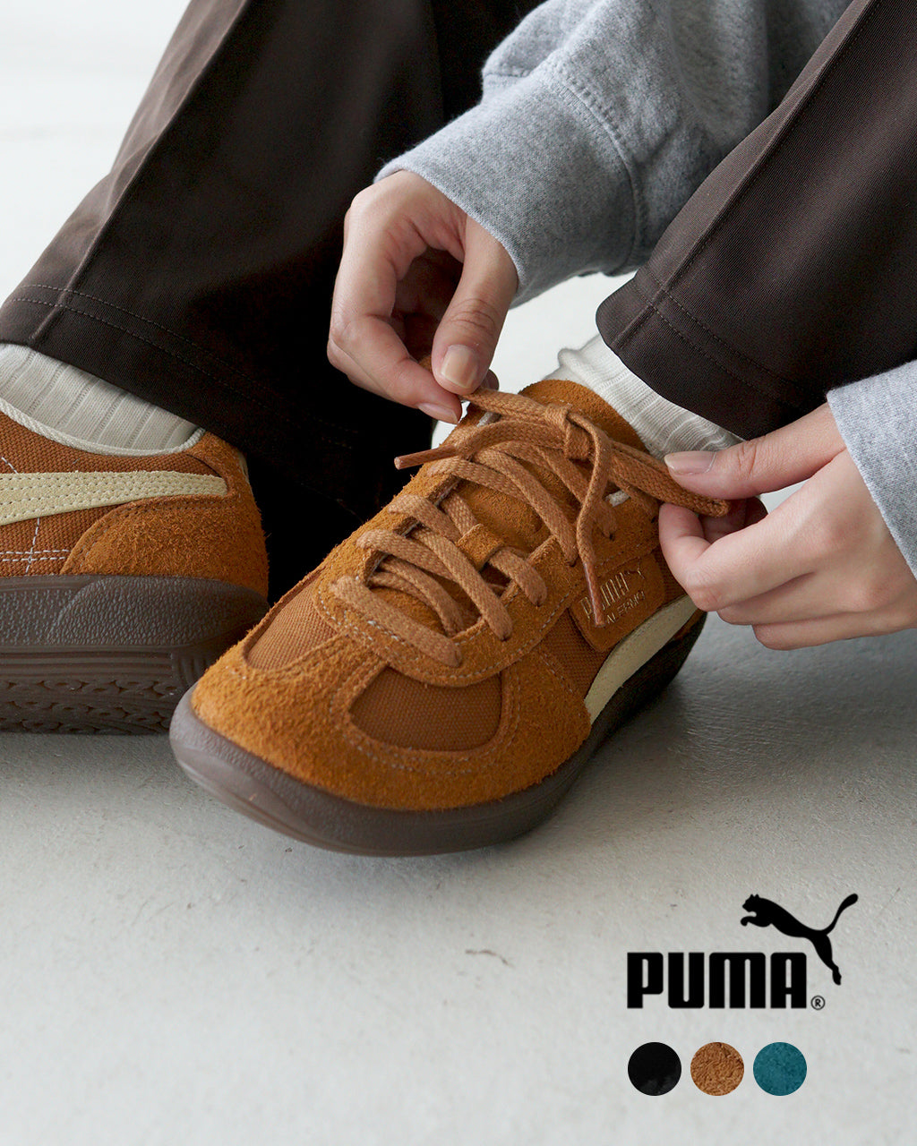 最大20％OFFクーポン／puma プーマ スニーカー パレルモ ヴィンテージ Palermo Vintage シューズ 靴 396841