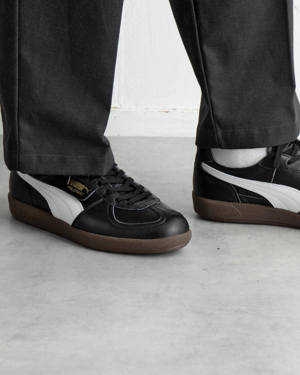 【アウトレット!30%OFF】puma スニーカー PALERMO パレルモ メイドインジャパン レザー PALERMO LTH MIJ テラスシューズ 靴 402384