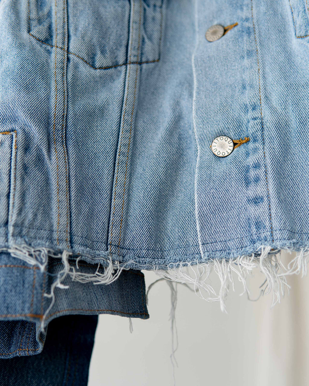 QUIITO PT DENIM JACKET BLUE Q25A-J001