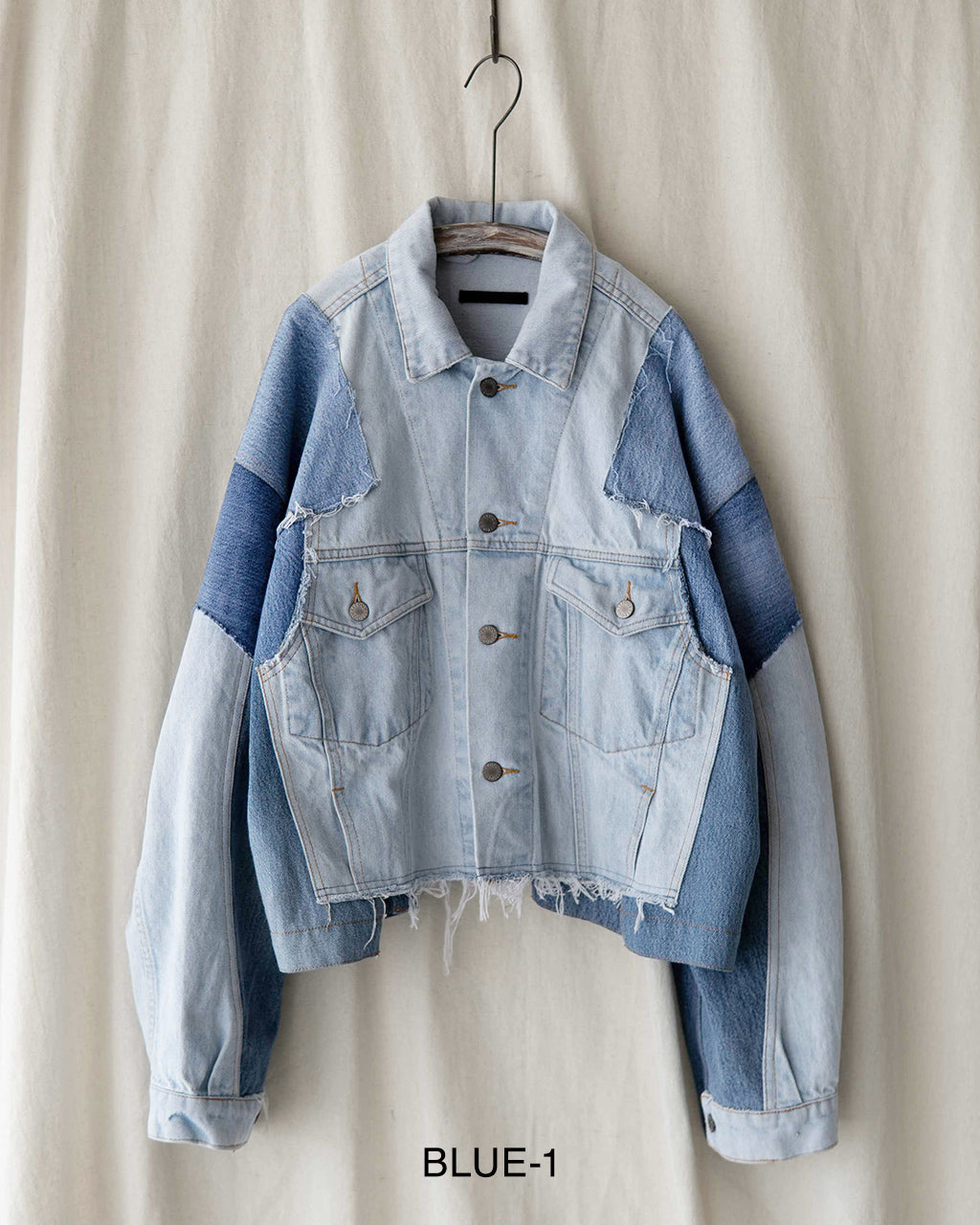 QUIITO PT DENIM JACKET BLUE Q25A-J001
