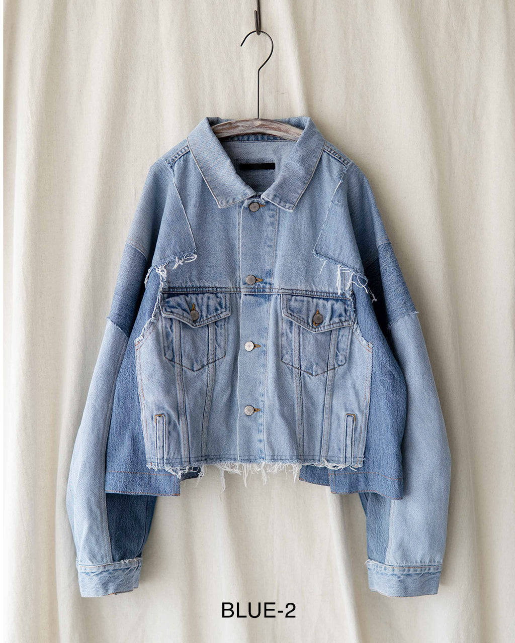 QUIITO PT DENIM JACKET BLUE Q25A-J001