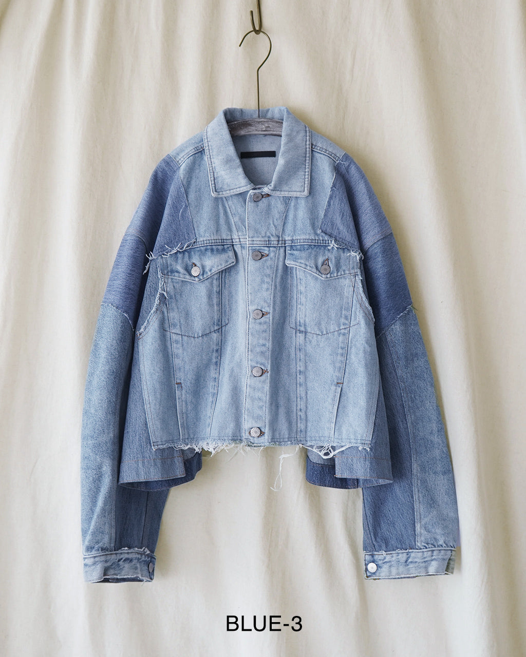 QUIITO PT DENIM JACKET BLUE Q25A-J001