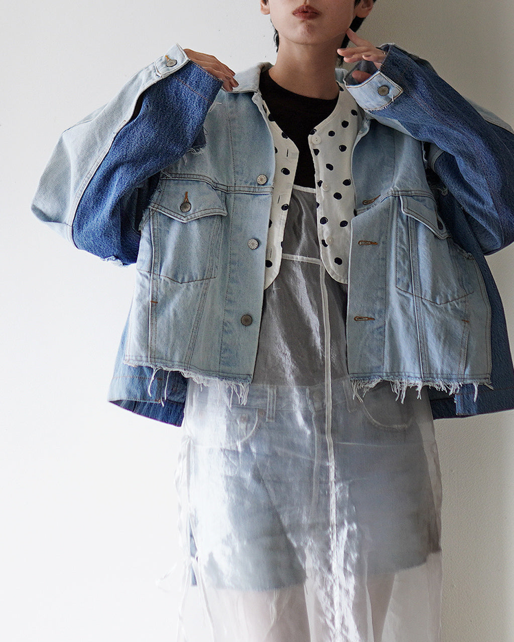 QUIITO PT DENIM JACKET BLUE Q25A-J001
