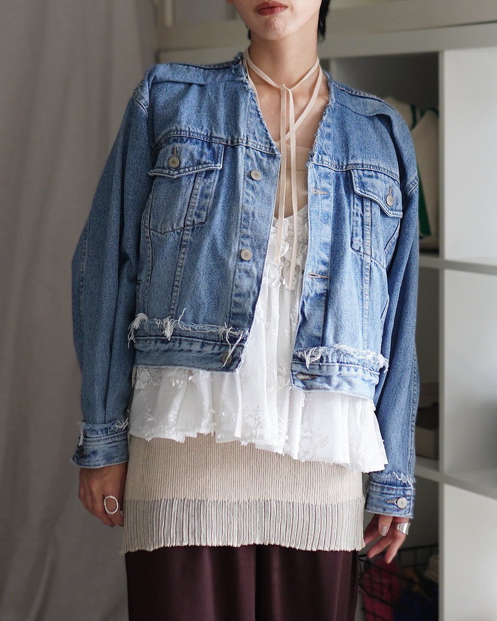 TENT VNECK JACKET Q25A-J055