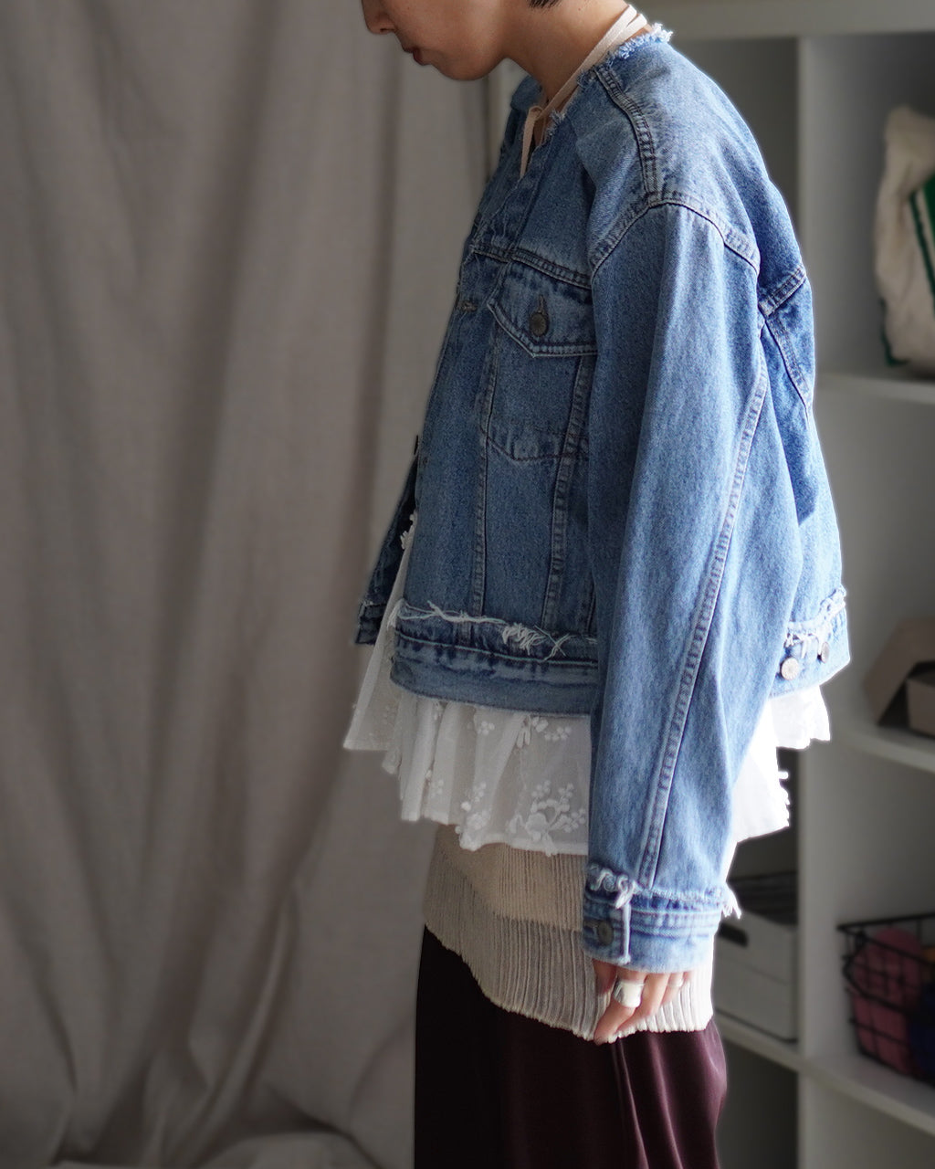 QUIITO TENT VNECK JACKET Q25A-J055