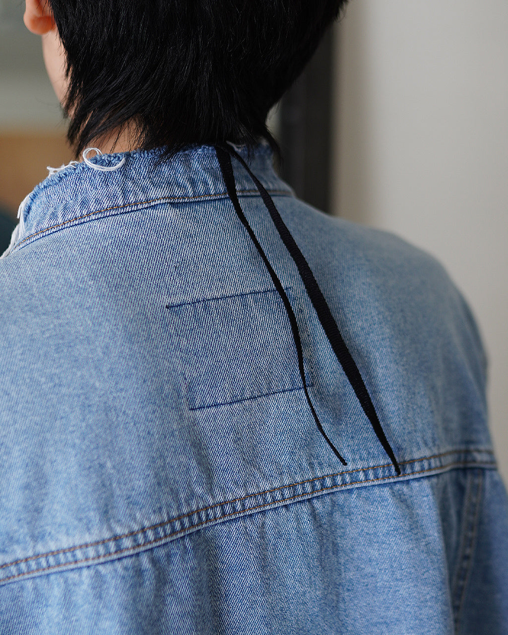 QUIITO ZIP BIG DENIM JACKET Q25A-J056