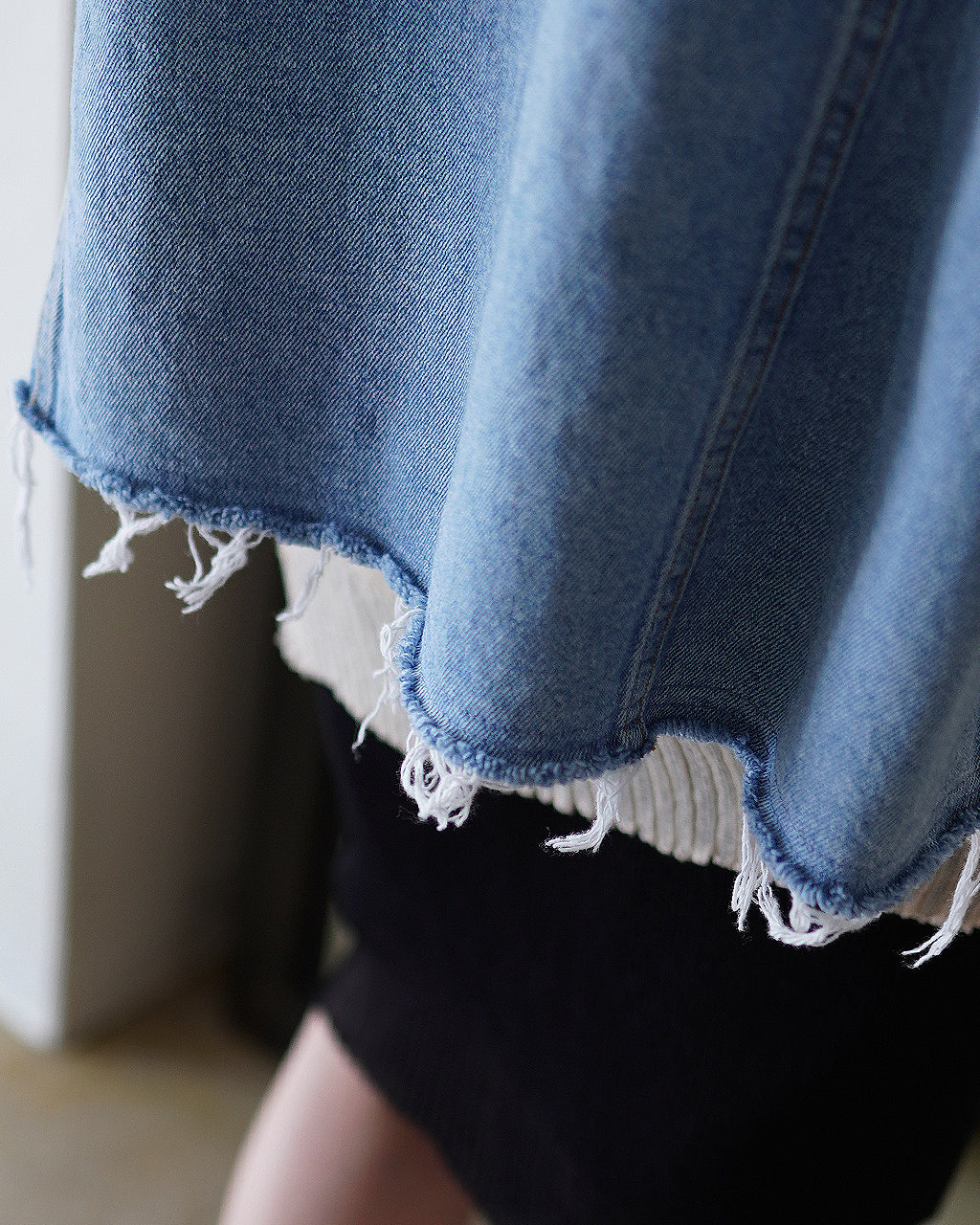 QUIITO ZIP BIG DENIM JACKET Q25A-J056