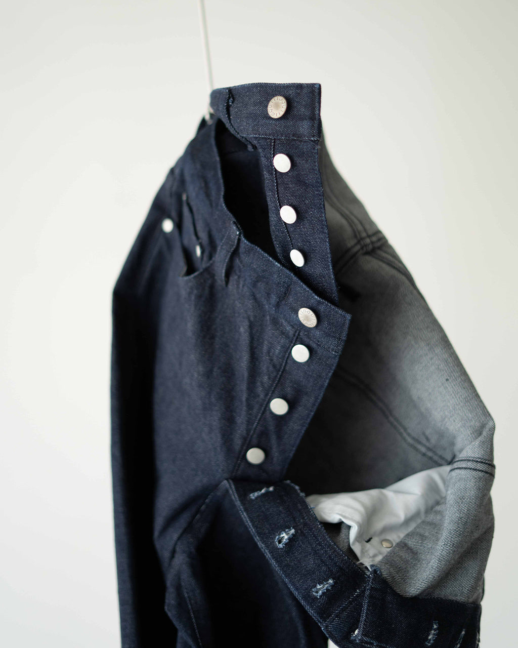 QUIITO REDENIM W WAIST PANTS INDIGO Q25A-T035