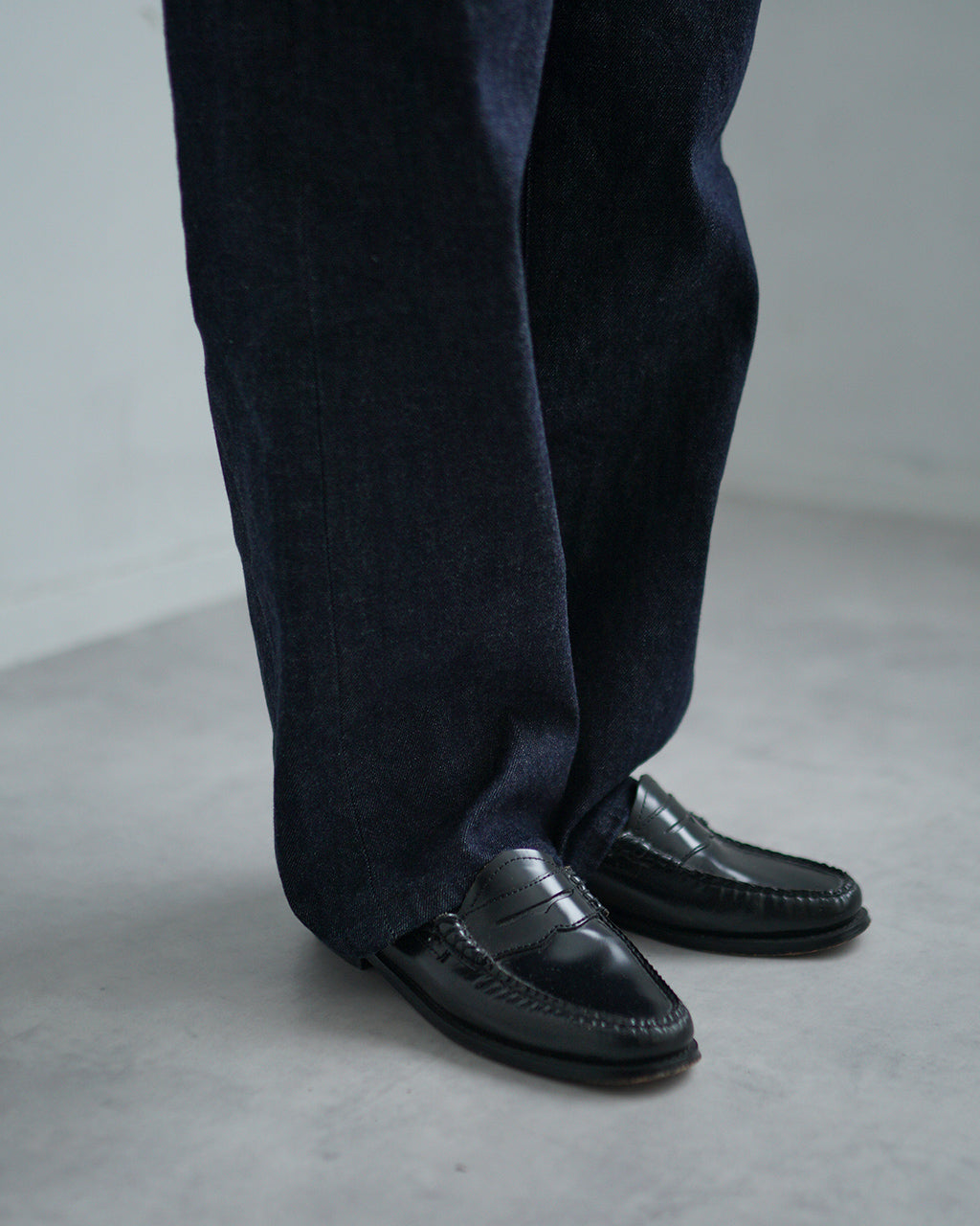 QUIITO REDENIM W WAIST PANTS INDIGO Q25A-T035