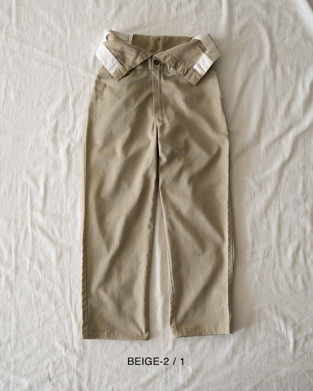 QUIITO W WAIST CHINO PANTS Q25A-T064