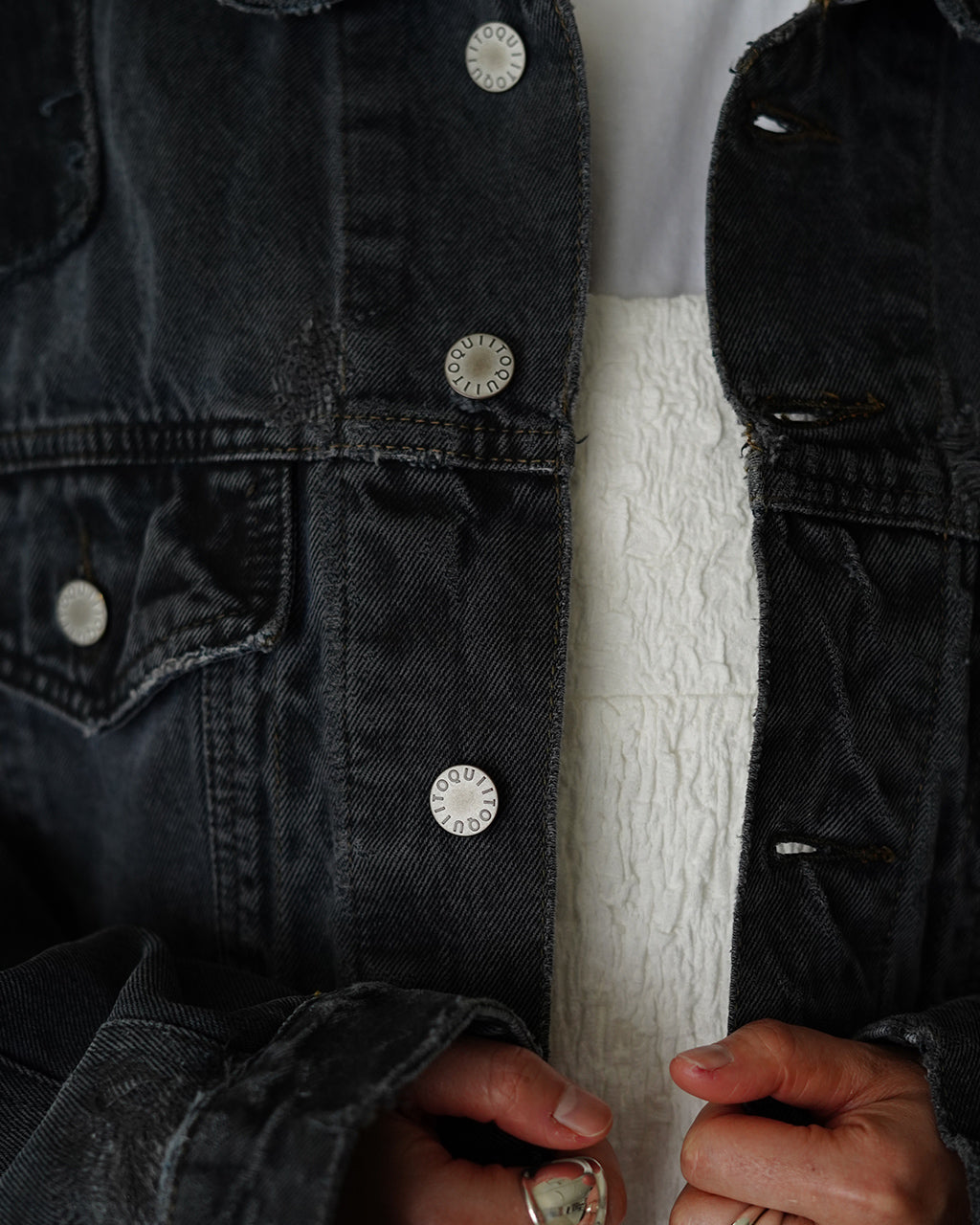 PT DENIM JACKET GRAY Q26S-J001GR