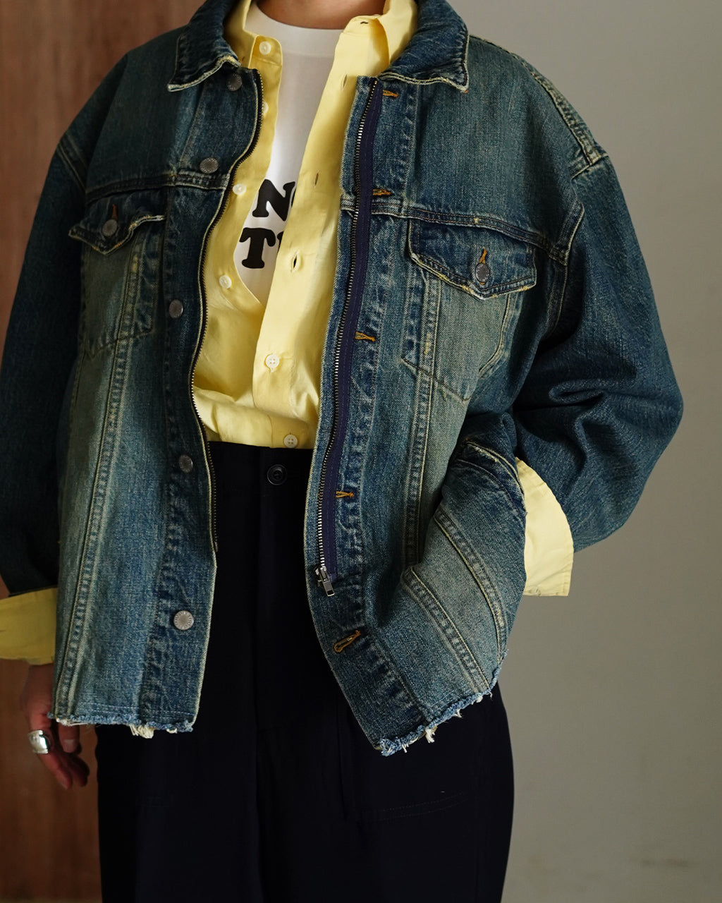 ZIP DENIM JACKET Q26S-J126