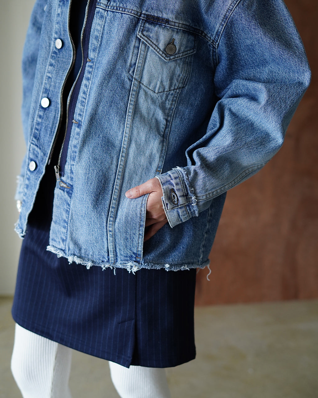 ZIP DENIM JACKET Q26S-J126