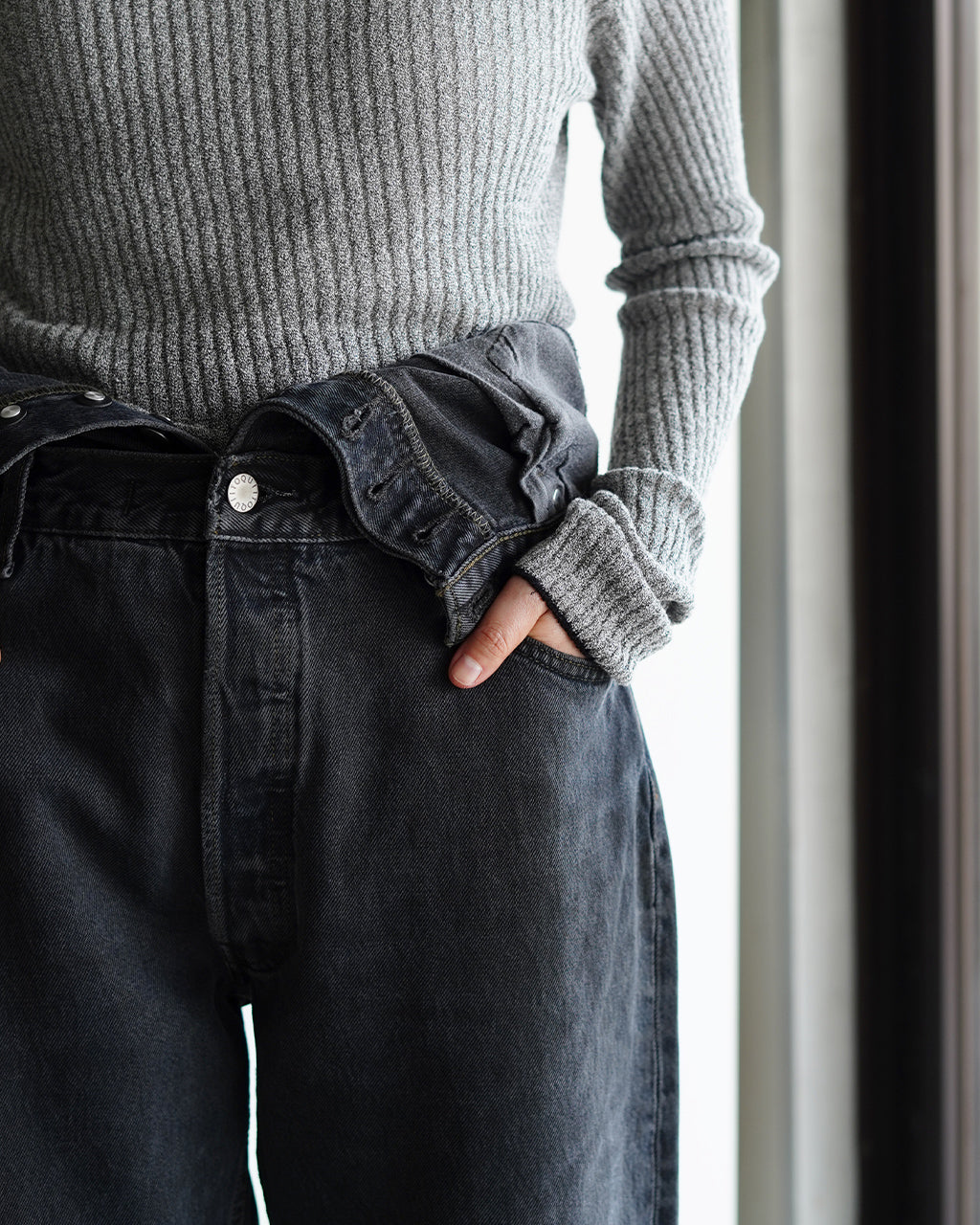 W WAIST DENIM PT GR Q26S-T018GR