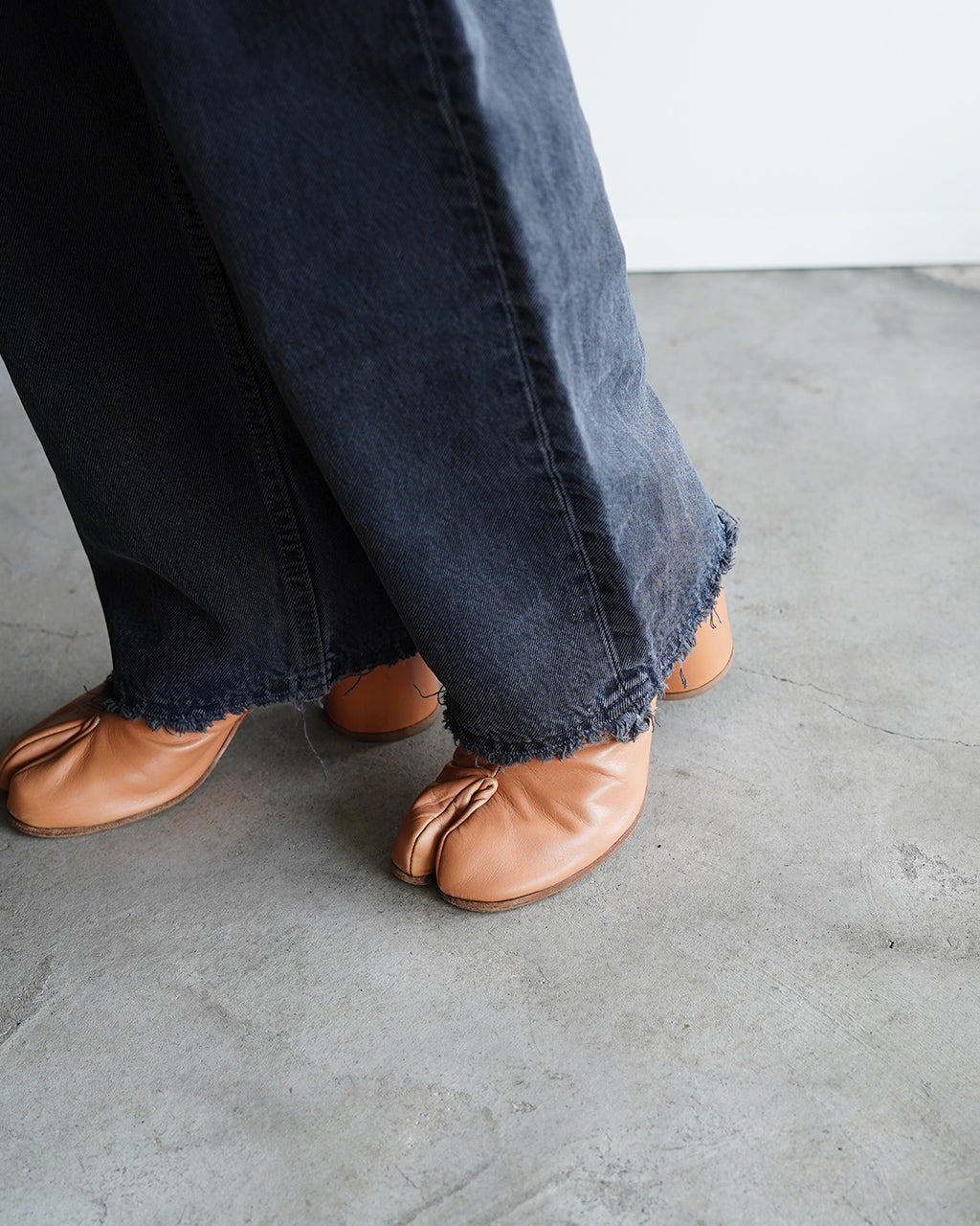 W WAIST DENIM PANTS GR Q26S-T018GR