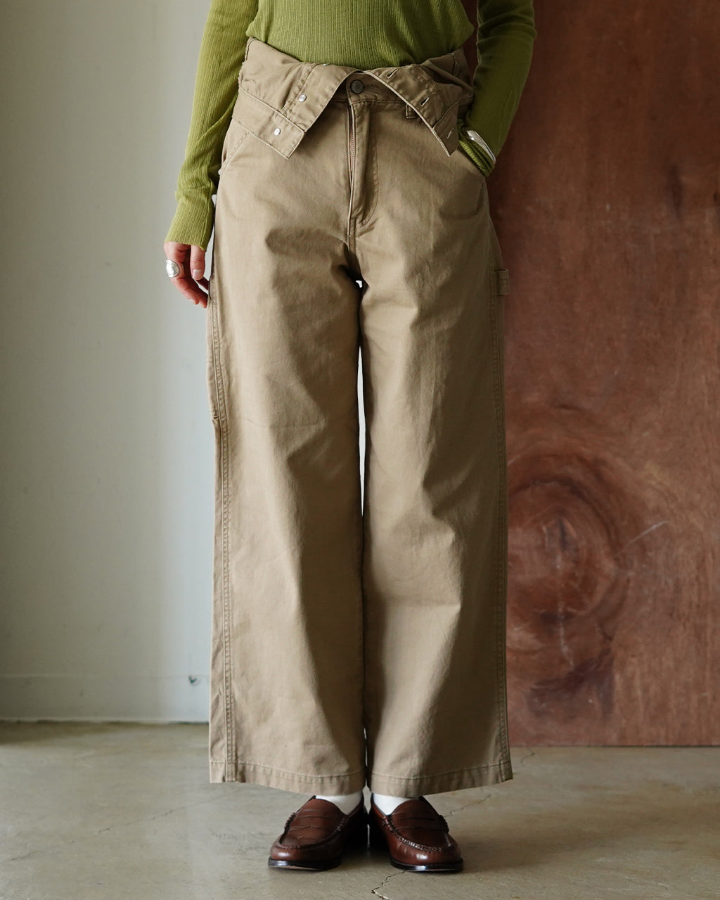 W WAIST PAINTER PANTS Q26S-T129