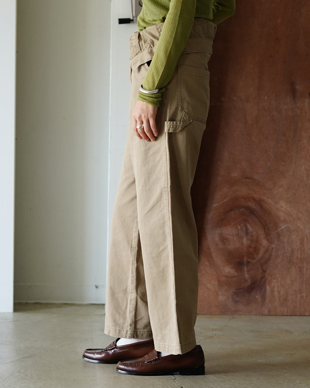 W WAIST PAINTER PANTS Q26S-T129