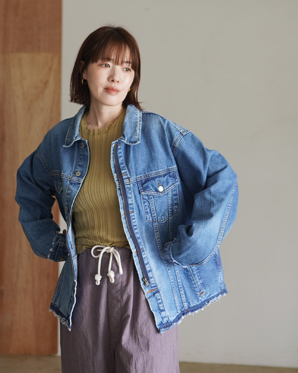 ZIP DENIM JK Q26S-J126