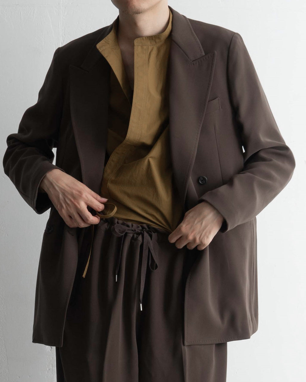 【아울렛! 30%OFF】RAINMAKER 레인 메이커 더블 브레스테드 재킷 DOUBLE BREASTED JACKET RM242-007【무료우송】