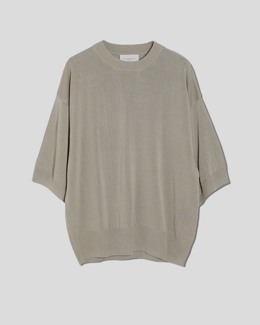 RAINMAKER 레인 메이커 반소매 니트 크루넥 스웨터 CREW-NECK S/S SWEATER RM251-018【무료우송】